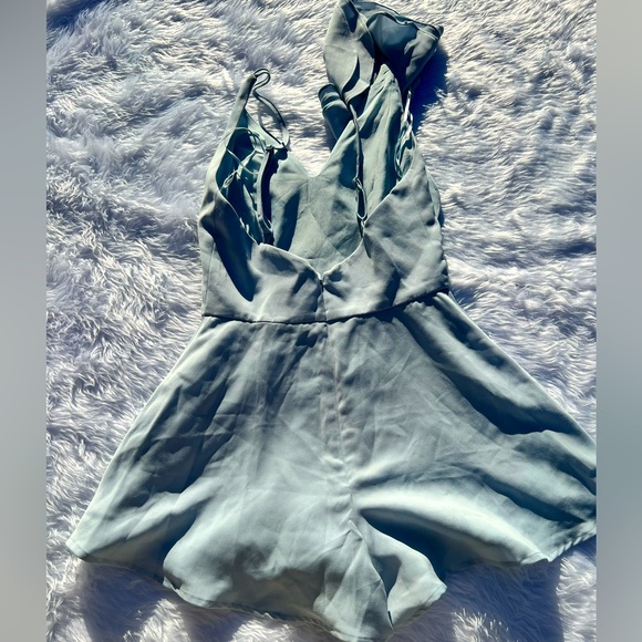 Stylestalker Bianco Ruffle Strap Romper - Picture 4 of 6